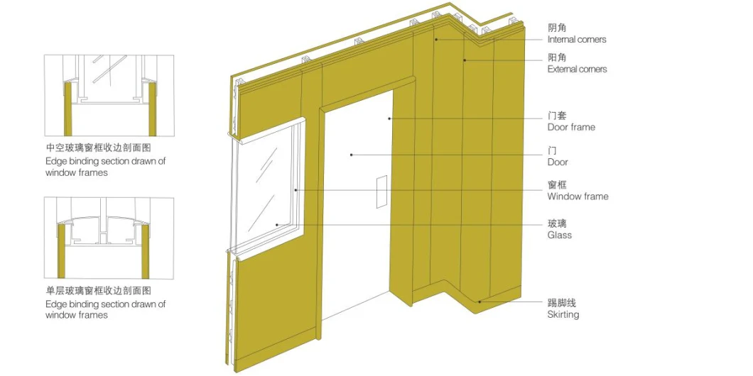 Waterproof Interior Fireproof 3D WPC Wall Cladding PVC Wall Panels for Hospital