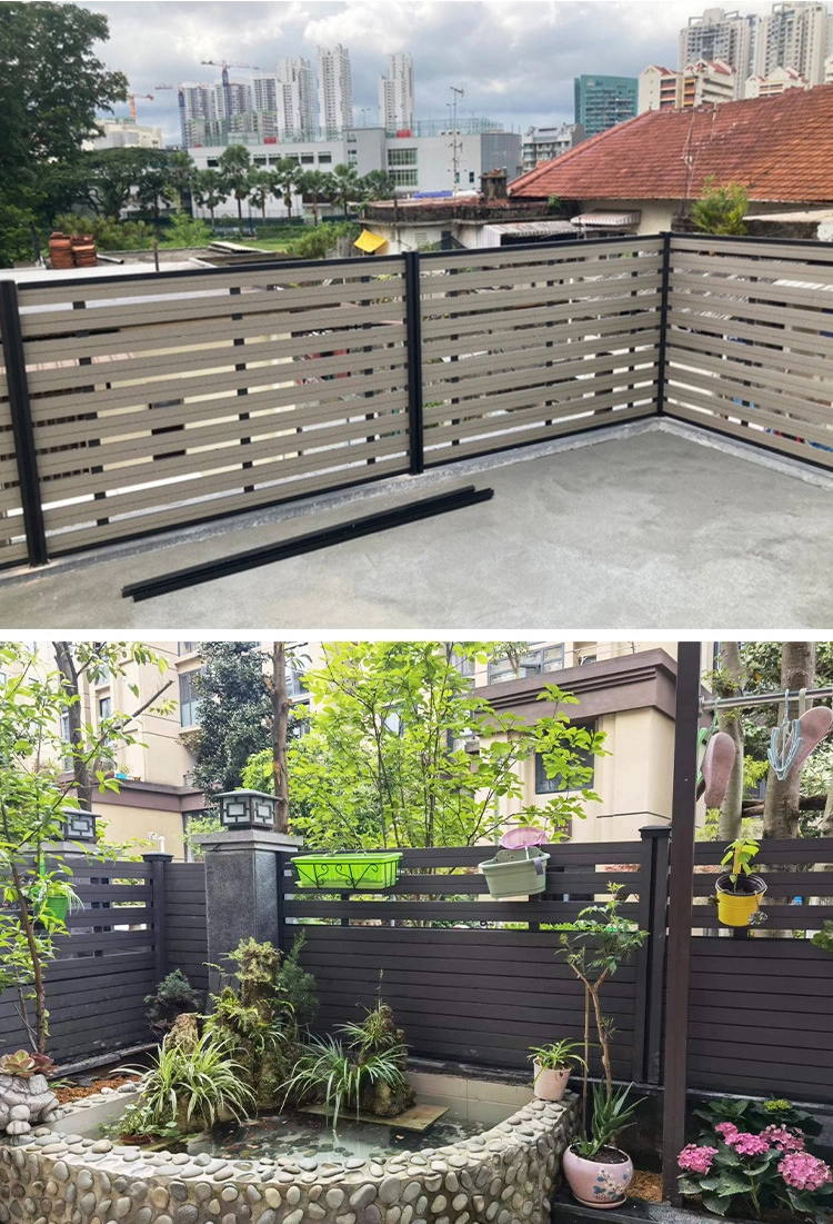 European Design Commercial Customized 4X8 WPC Composite Board Fence Decorative