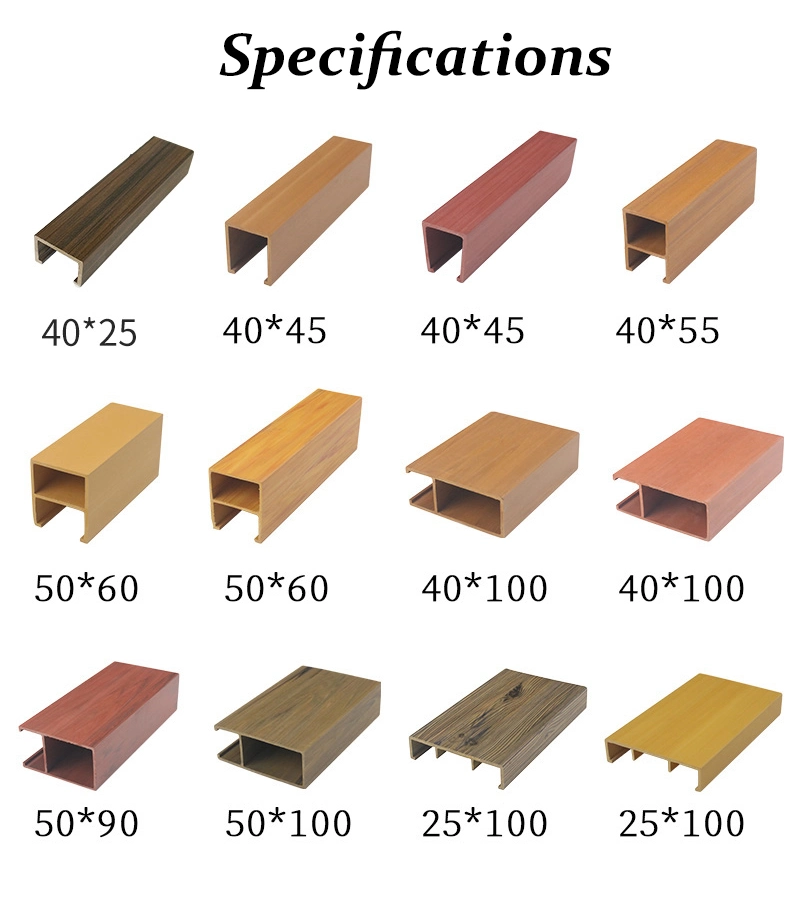 Interior Wood Composite WPC Ceiling Tubes