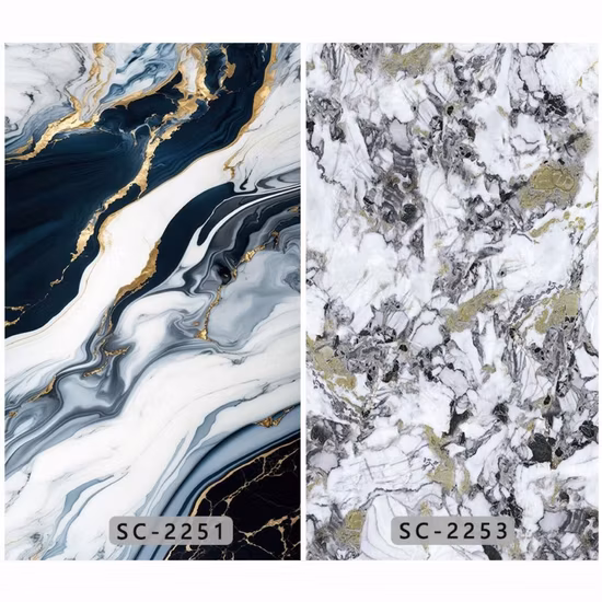 Пластиковая панель с глянцевым мраморным дизайном, УФ-панель для стены